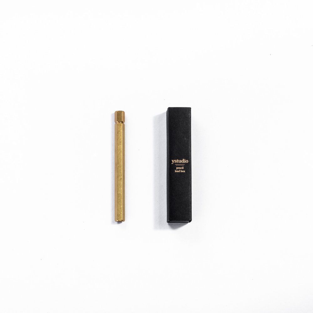 Ystudio Classic Pencil Lead Box, Ystudio, Pencil Lead Box, ystudio-classic-pencil-lead-box, Accessory, Gold, Cityluxe