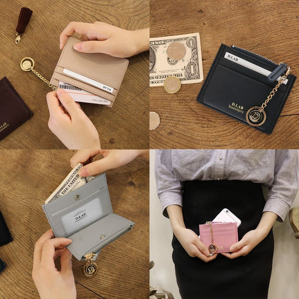 Load image into Gallery viewer, D.Lab Coin Card Wallet Pink (without chain), D. Lab, Card Wallet, d-lab-coin-card-wallet-pink, , Cityluxe
