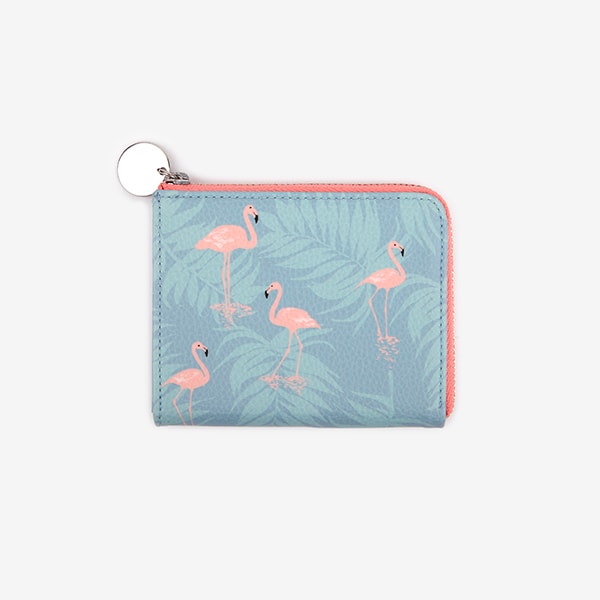 Load image into Gallery viewer, Dailylike Card Wallet Flamingo, DailyLike, Card Wallet, dailylike-card-wallet-flamingo, , Cityluxe
