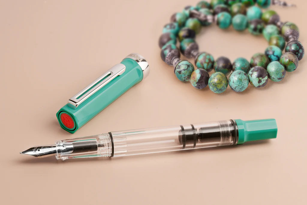TWSBI ECO Fountain Pen Persian Green — TWSBI fountain pen — precision nib writing instrument, at Cityluxe Singapore stationery store