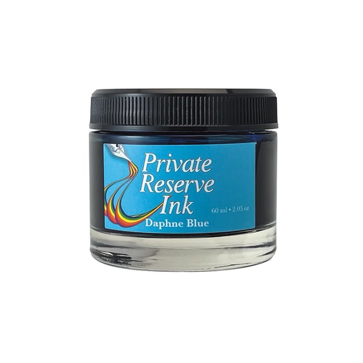 Private Reserve 60ml Ink Bottle Daphne Blue — bottle front
