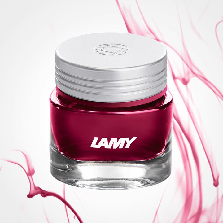 Lamy T53 30ml Crystal Ink Bottle, Lamy, Ink Bottle, lamy-t53-30ml-crystal-ink-bottle, Blue, Brown, Green, Grey, Ink &amp; Refill, Inktober22, Pink, Red, Cityluxe