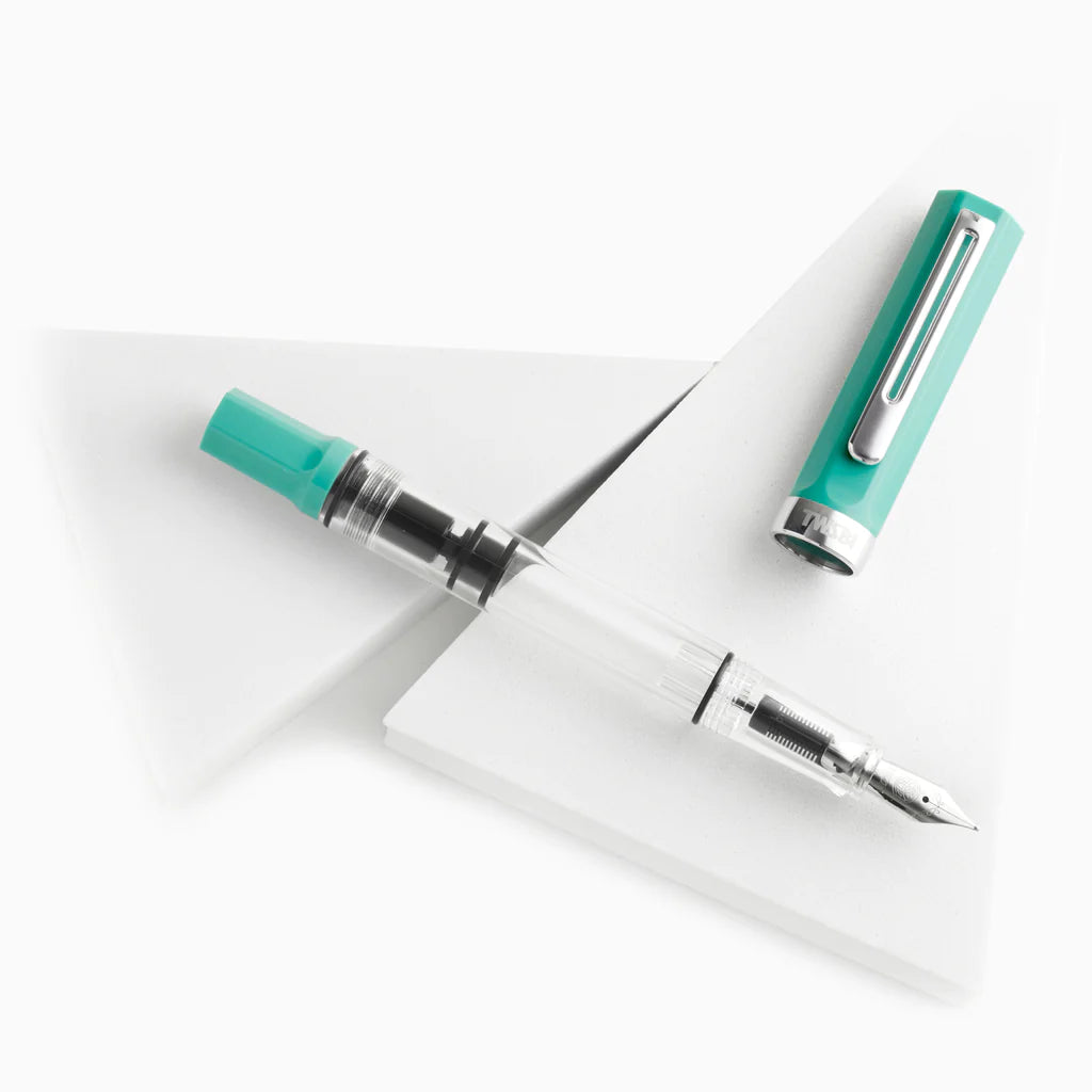 TWSBI ECO Fountain Pen Persian Green — TWSBI fountain pen — precision nib writing instrument, at Cityluxe Singapore stationery store