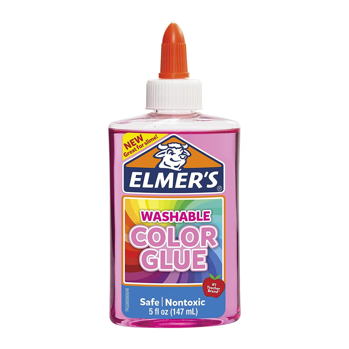 Elmers Transparent Colored Glue 5oz — with packaging