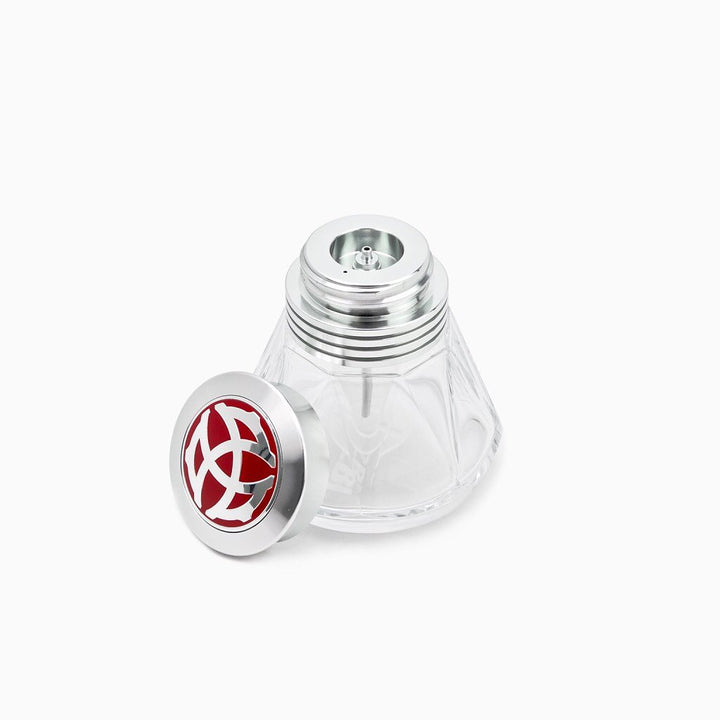 TWSBI Diamond 50 ink bottle, Polished AL — bottle front