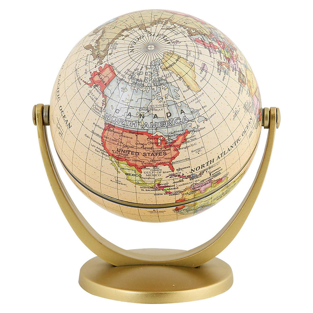 Luxo Antique Vintage Globe, Mini Desktop - 10cm