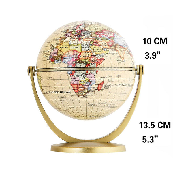 Load image into Gallery viewer, Luxo Antique Vintage Globe, Mini Desktop - 10cm
