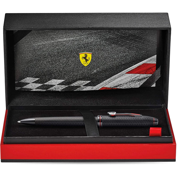 Load image into Gallery viewer, Cross Townsend Ferrari Brushed Black Etched Honeycomb Ballpoint Pen, Cross, Ballpoint Pen, cross-townsend-ferrari-brushed-black-etched-honeycomb-ballpoint-pen, , Cityluxe
