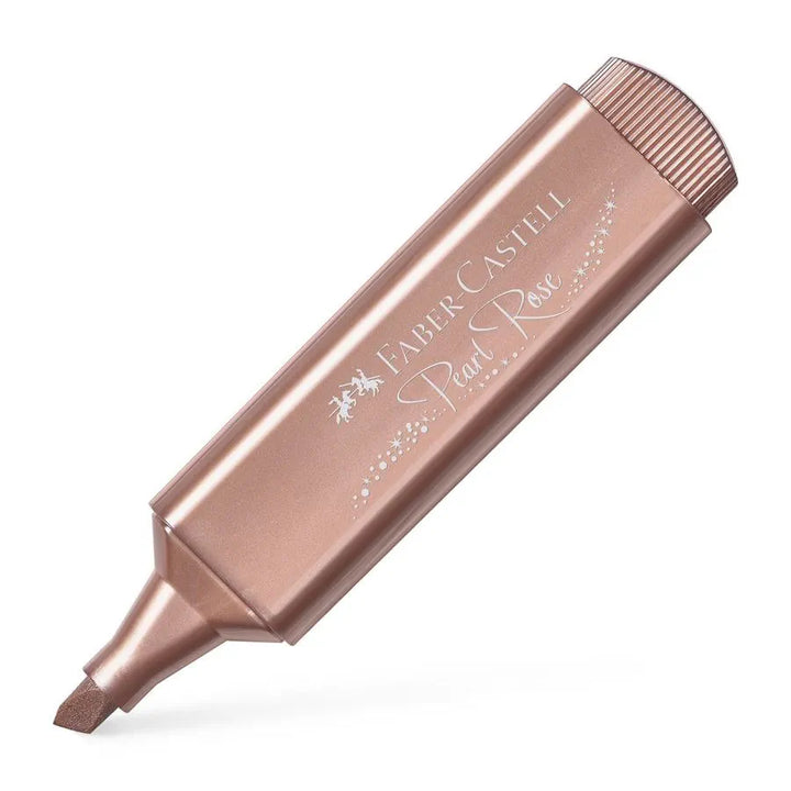 Faber-Castell Highlighter TL 46 Metallic Set of 4 — flat lay