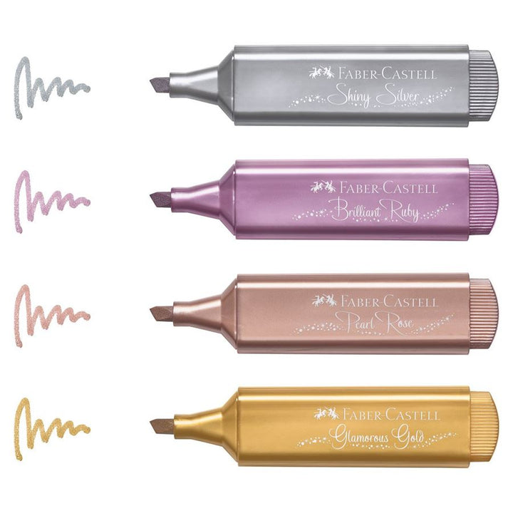 Faber-Castell Highlighter TL 46 Metallic Set of 4 — detail view