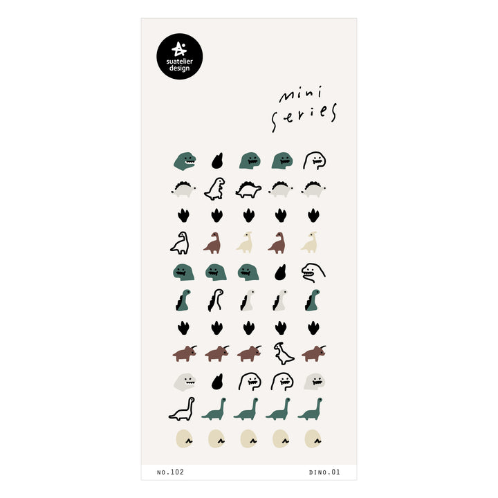 Suatelier Dino.01 Sticker, Suatelier, Sticker, suatelier-dino-01-sticker, , Cityluxe