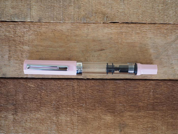 Load image into Gallery viewer, TWSBI ECO Fountain Pen Pastel Pink, TWSBI, Fountain Pen, twsbi-eco-fountain-pen-pastel-pink, Bullet Journalist, can be engraved, Clear, demonstrator, Pen Lovers, Pink, TWSBI Eco, TWSBI Eco Pastel, Cityluxe
