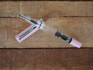 TWSBI ECO Fountain Pen Pastel Pink, TWSBI, Fountain Pen, twsbi-eco-fountain-pen-pastel-pink, Bullet Journalist, can be engraved, Clear, demonstrator, Pen Lovers, Pink, TWSBI Eco, TWSBI Eco Pastel, Cityluxe