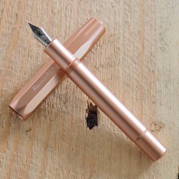 Load image into Gallery viewer, Kaweco AL Sport Fountain Pen Rose Gold, Kaweco, Fountain Pen, kaweco-al-sport-fountain-pen-rose-gold-medium, Bullet Journalist, can be engraved, Gold, Kaweco Sport, Pen Lovers, Rose Gold fp, Cityluxe
