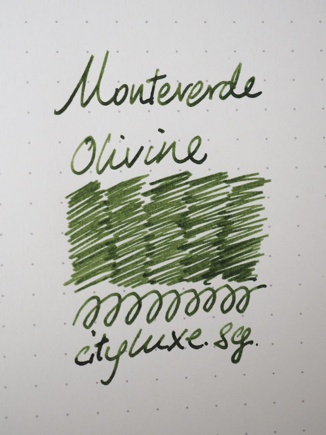 Monteverde 30ml Ink Bottle Olivine, Monteverde, Ink Bottle, monteverde-30ml-ink-bottle-olivine, G309, Green, Ink &amp; Refill, Ink bottle, Monteverde, Monteverde Ink Bottle, Monteverde Refill, Pen Lovers, Cityluxe