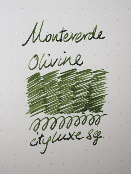 将图片加载到图库查看器，Monteverde 30ml Ink Bottle Olivine, Monteverde, Ink Bottle, monteverde-30ml-ink-bottle-olivine, G309, Green, Ink &amp; Refill, Ink bottle, Monteverde, Monteverde Ink Bottle, Monteverde Refill, Pen Lovers, Cityluxe
