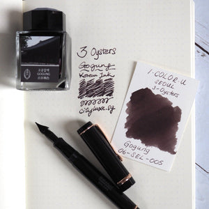 3 Oysters I.COLOR.U 38ml Ink Bottle Gogung, 3 Oysters, Ink Bottle, 3-oysters-i-color-u-38ml-ink-bottle-gogung, 3 Oysters I.COLOR.U, Brown, Ink & Refill, Ink bottle, Pen Lovers, Cityluxe