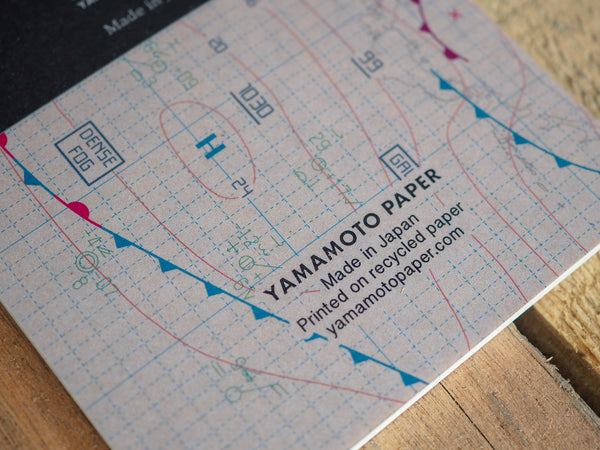 Load image into Gallery viewer, Yamamoto Paper RO-BIKI Notebook Weather Map, Yamamoto Paper, Notebook, yamamoto-paper-ro-biki-notebook-weather-map, Blank, Cityluxe
