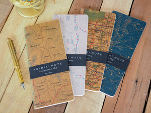 Yamamoto Paper RO-BIKI Notebook Weather Map, Yamamoto Paper, Notebook, yamamoto-paper-ro-biki-notebook-weather-map, Blank, Cityluxe