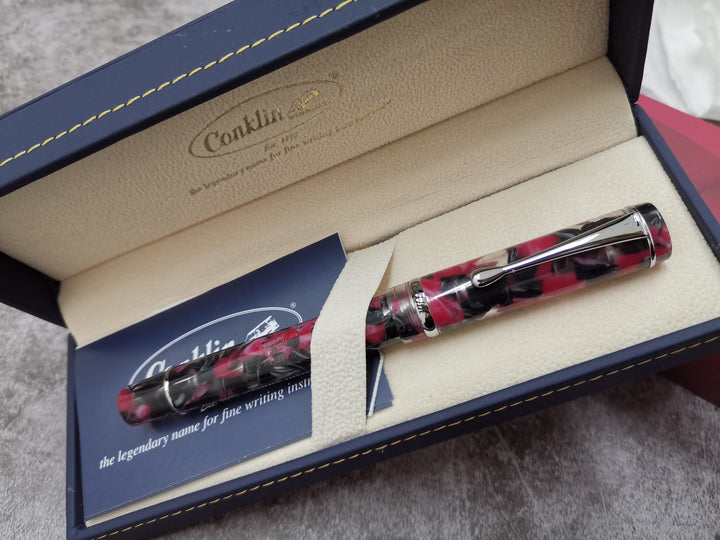 Conklin Duragraph Elements Fountain Pen Fire, Conklin, Fountain Pen, conklin-duraflex-elements-fountain-pen-fire, can be engraved, Red, Cityluxe