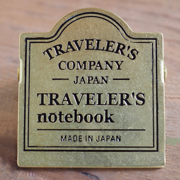 将图片加载到图库查看器，Traveler&#39;s Notebook Refill 030 (Regular Size) - Brass Clip TRC Logo, Traveler&#39;s Company, Notebook Insert, travelers-notebook-refill-030-regular-size-brass-clip, For Travellers, tn2019ss, traveler, Cityluxe
