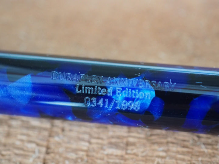 Conklin Duraflex 120th Anniversary Fountain Pen (Rose Gold Flex Nib) — flat lay