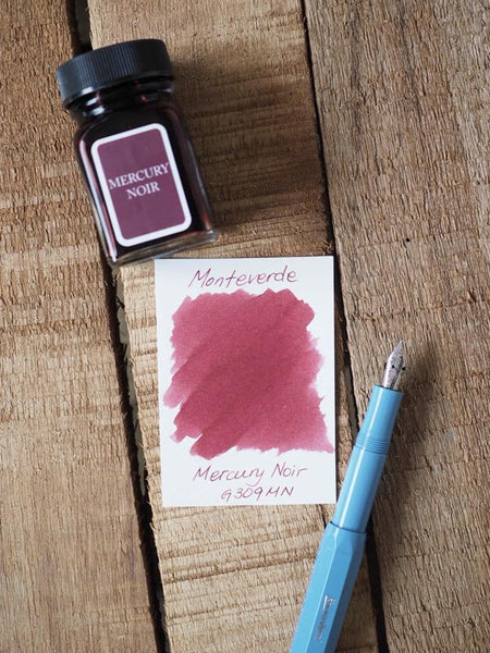 Load image into Gallery viewer, Monteverde 30ml Ink Bottle Mercury-Noir, Monteverde, Ink Bottle, monteverde-30ml-ink-bottle-mercury-noir, G309, Ink &amp; Refill, Ink bottle, Monteverde, Monteverde Ink Bottle, Monteverde Refill, Pen Lovers, Red, Cityluxe
