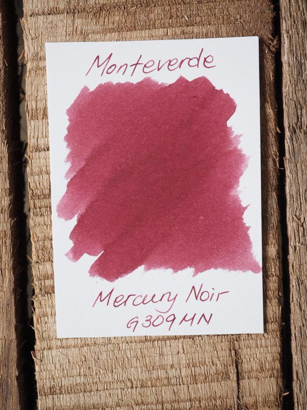 Monteverde 30ml Ink Bottle Mercury-Noir, Monteverde, Ink Bottle, monteverde-30ml-ink-bottle-mercury-noir, G309, Ink &amp; Refill, Ink bottle, Monteverde, Monteverde Ink Bottle, Monteverde Refill, Pen Lovers, Red, Cityluxe