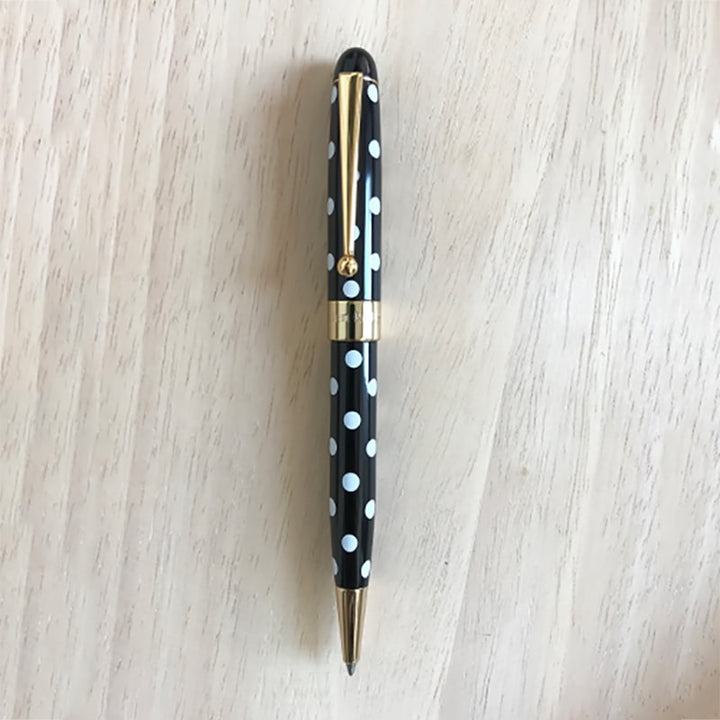 Helen Kelly Dotti Pen Black, Helen Kelly, Ballpoint Pen, helen-kelly-dotti-pen-black, Black, can be engraved, For Students, pen under $30, Cityluxe
