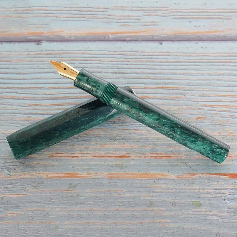 Kaweco Art Sport Fountain Pen Metallic Green Limited Edition 2018, Kaweco, Fountain Pen, kaweco-art-sport-fountain-pen-metallic-green-limited-edition-2018, Bullet Journalist, can be engraved, fp day 2021, Green, Kaweco Sport, Metallic Green, Pen Lovers, Cityluxe