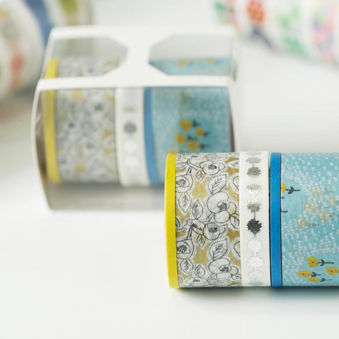 MT Tape 100th Anniversary Sets in Mina Perhonen — MT Tape washi tape — decorative Japanese paper tape for journaling and craft, at Cityluxe Singapore