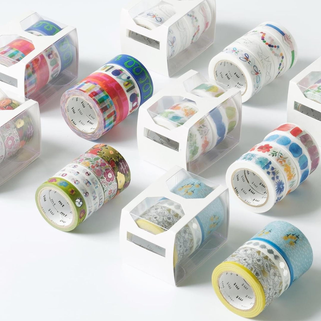 MT Tape 100th Anniversary Sets in Mina Perhonen — MT Tape washi tape — decorative Japanese paper tape for journaling and craft, at Cityluxe Singapore