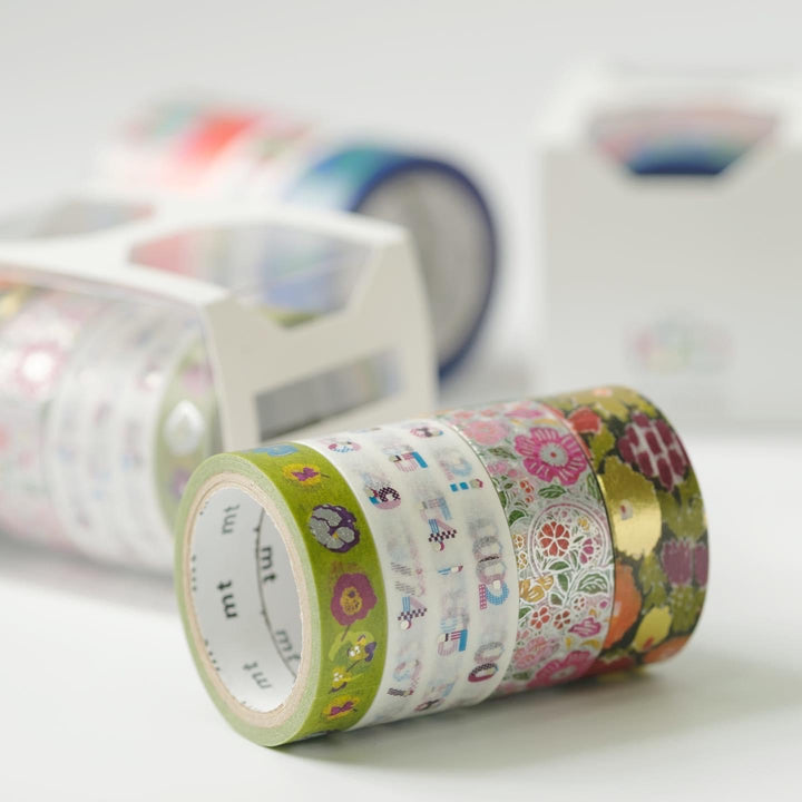 MT Tape 100th Anniversary Sets in Mina Perhonen — MT Tape washi tape — decorative Japanese paper tape for journaling and craft, at Cityluxe Singapore