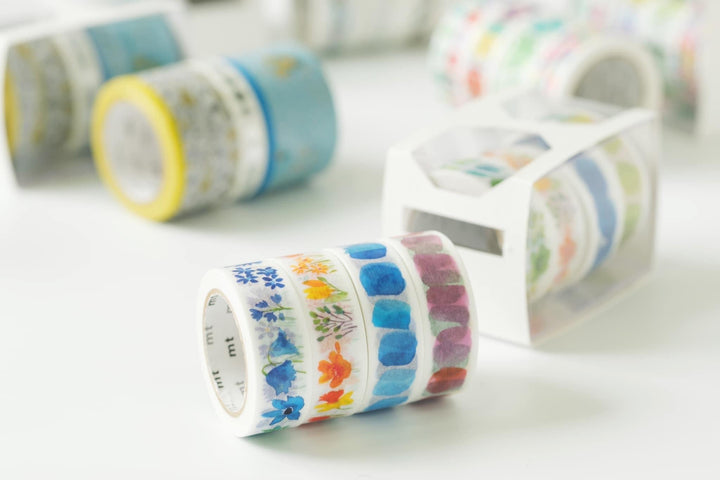 MT Tape 100th Anniversary Sets in Mina Perhonen — MT Tape washi tape — decorative Japanese paper tape for journaling and craft, at Cityluxe Singapore