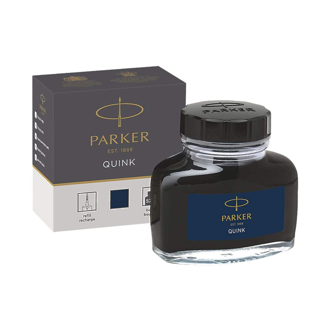Parker Quink Ink Bottle 57ml, Parker, Ink Bottle, parker-quink-ink-bottle-57ml, Black, Blue, Cityluxe