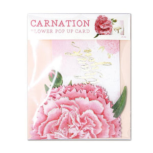 D'Won 3D Pop Up Card Thank You Carnation Pink, D'Won, Greeting Cards, dwon-3d-card-thank-you-carnation-pink, , Cityluxe