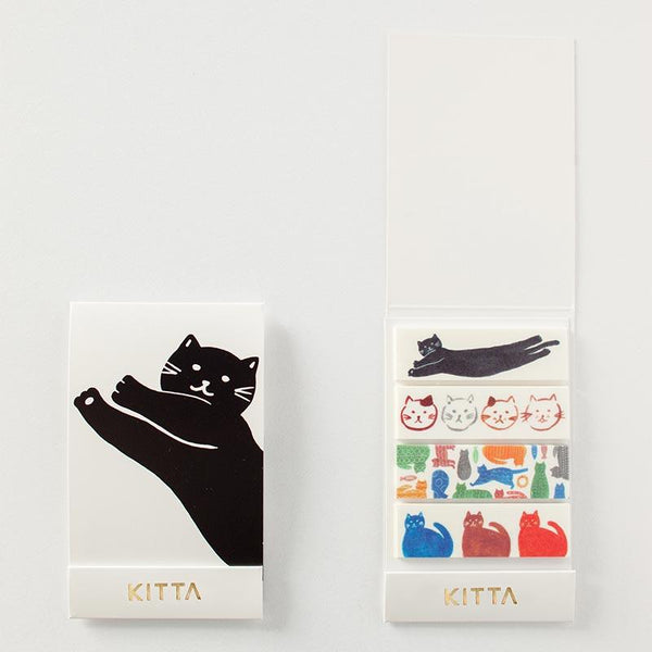 KITTA Washi Tape Cat — roll front