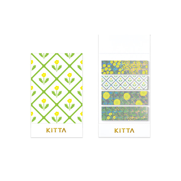 KITTA Special Washi Tape Flower — roll front