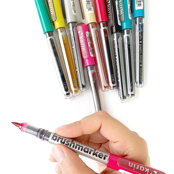 이미지를 갤러리 뷰어에 로드 , Karin Brushmarker PRO, Karin, Brush Pen, karin-brushmarker-pro, Multicolour, Cityluxe
