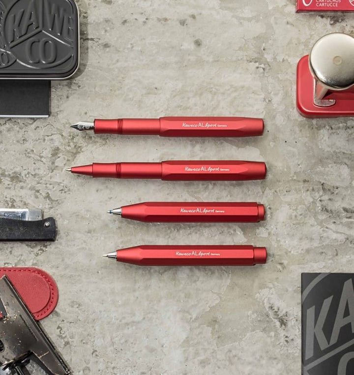 Kaweco AL Sport Ballpoint Deep Red, Kaweco, Ballpoint Pen, kaweco-al-sport-ballpoint-deep-red, can be engraved, Kaweco Sport, new arrival, Red, Cityluxe