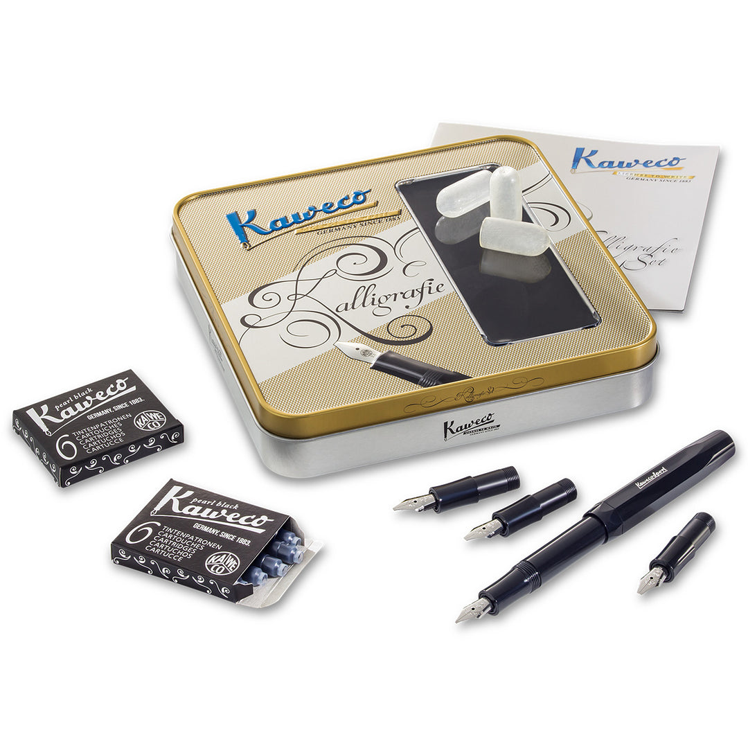Kaweco Calligraphy Set Black, Kaweco, Calligraphy Pen, kaweco-calligraphy-set-black, Black, can be engraved, Cityluxe