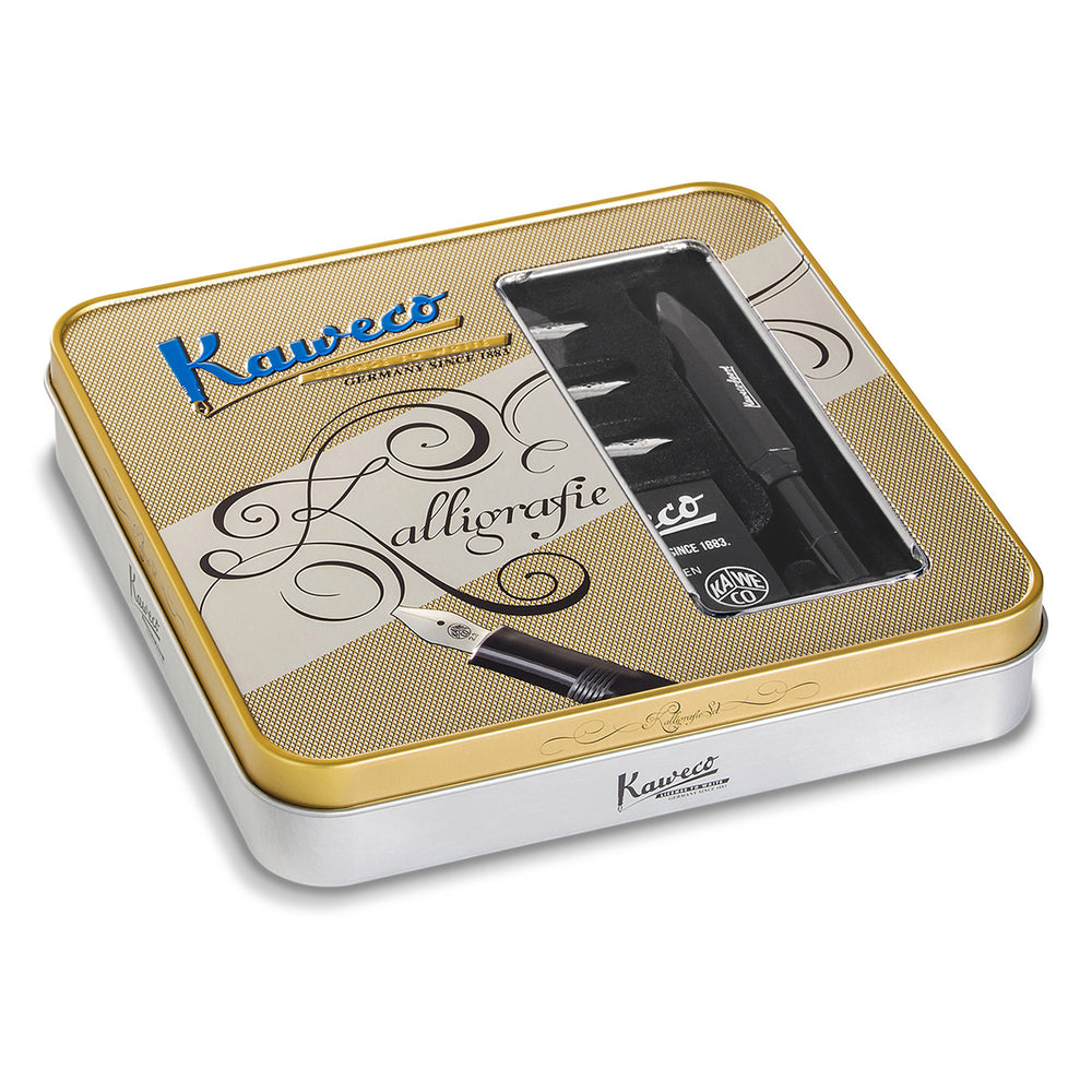 Kaweco Calligraphy Set Black, Kaweco, Calligraphy Pen, kaweco-calligraphy-set-black, Black, can be engraved, Cityluxe