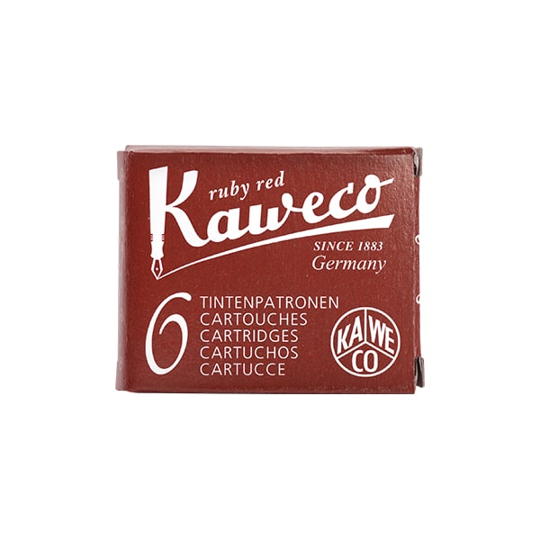 Kaweco Ink Cartridge, Kaweco, Ink Cartridge, kaweco-ink-cartridge-pearl-black, Black, Blue, Brown, Green, Ink &amp; Refill, Orange, Red, standard international short ink cartridges, Cityluxe