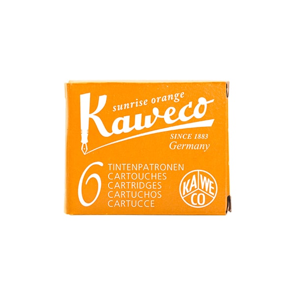 Kaweco Ink Cartridge, Kaweco, Ink Cartridge, kaweco-ink-cartridge-pearl-black, Black, Blue, Brown, Green, Ink &amp; Refill, Orange, Red, standard international short ink cartridges, Cityluxe
