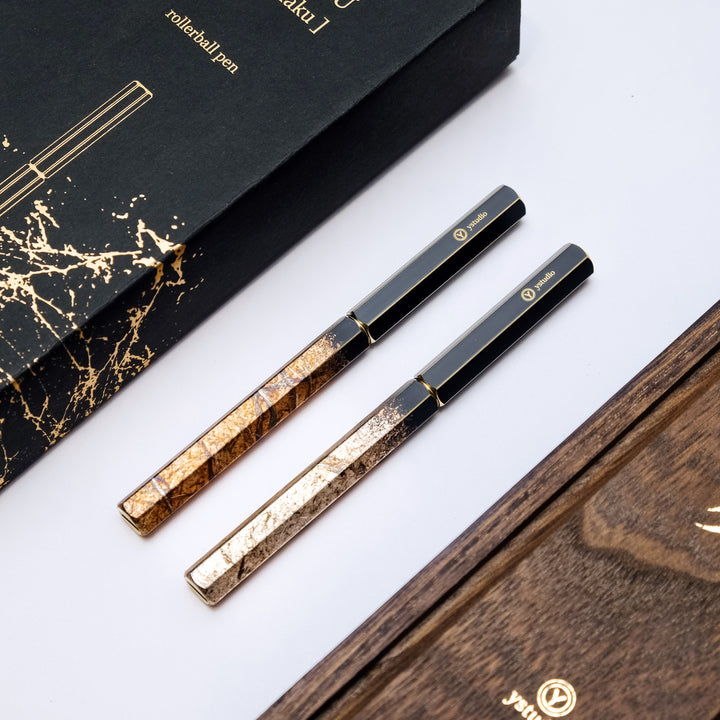 Pre-order Ystudio YAKIHAKU Rollerball Pen (Limited Edition Crafts), Ystudio, Rollerball Pen, ystudio-yakihaku-rollerball-pen-limited-crafts-edition, Gold, Cityluxe