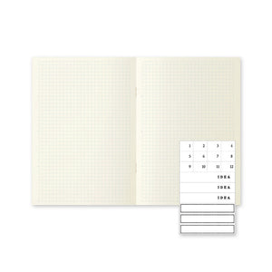 MD Notebook Light A5 - Grid (3pcs/pack), MD Paper, Notebook, md-notebook-light-a5-grid-3pcspack, Bullet Journalist, Grid, MD Paper, Midori, Cityluxe