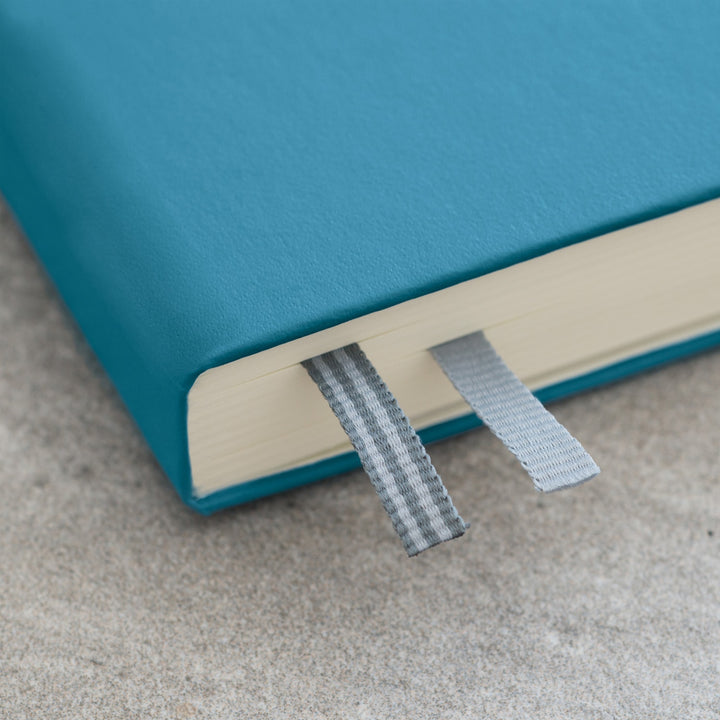 Leuchtturm1917 Some Lines A Day A5 Medium Hardcover Notebook - Sage — spine view