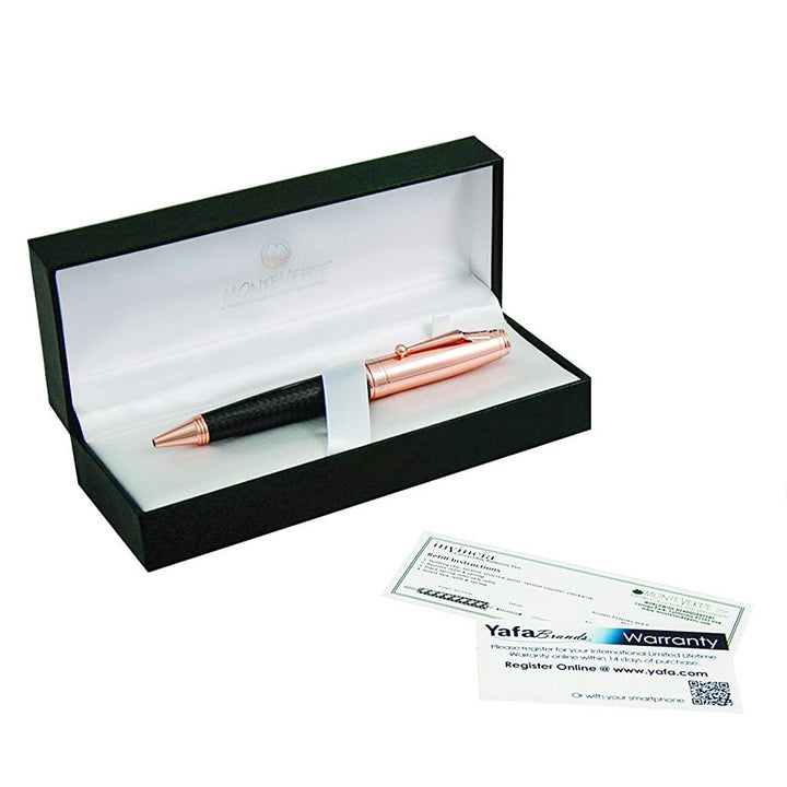 Monteverde Invincia Ballpoint Pen Rose Gold, Monteverde, Ballpoint Pen, monteverde-invincia-rose-gold-ballpoint, can be engraved, Gold, Monteverde Invincia, Cityluxe