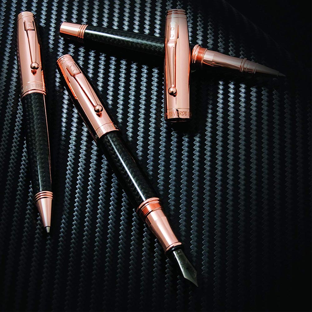 Monteverde Invincia Ballpoint Pen Rose Gold, Monteverde, Ballpoint Pen, monteverde-invincia-rose-gold-ballpoint, can be engraved, Gold, Monteverde Invincia, Cityluxe