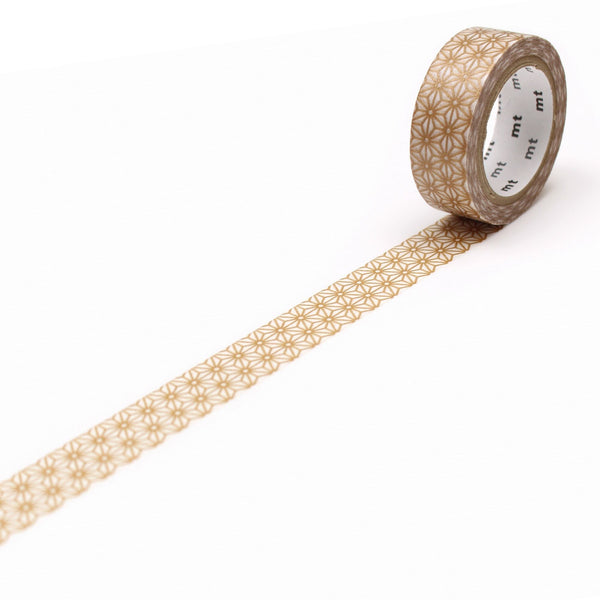 Load image into Gallery viewer, MT Deco Washi Tape Asanoha Sinchu, MT Tape, Washi Tape, mt-deco-washi-tape-asanoha-sinchu, 7m, Cityluxe

